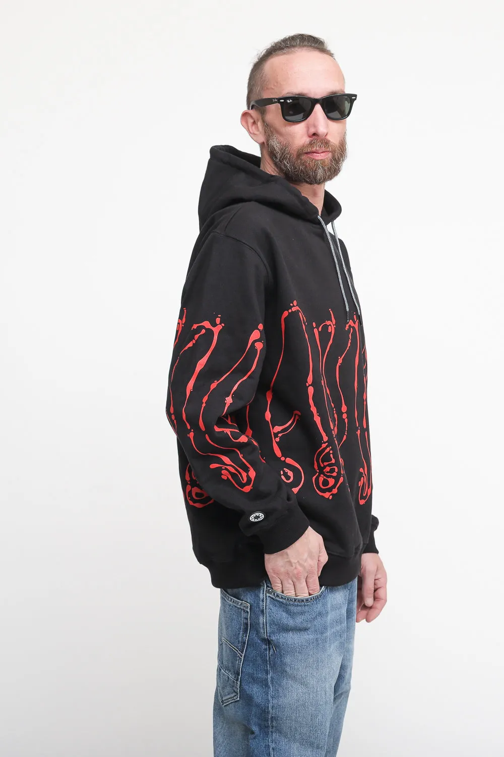 Octopus Dripper Hoodie - Black