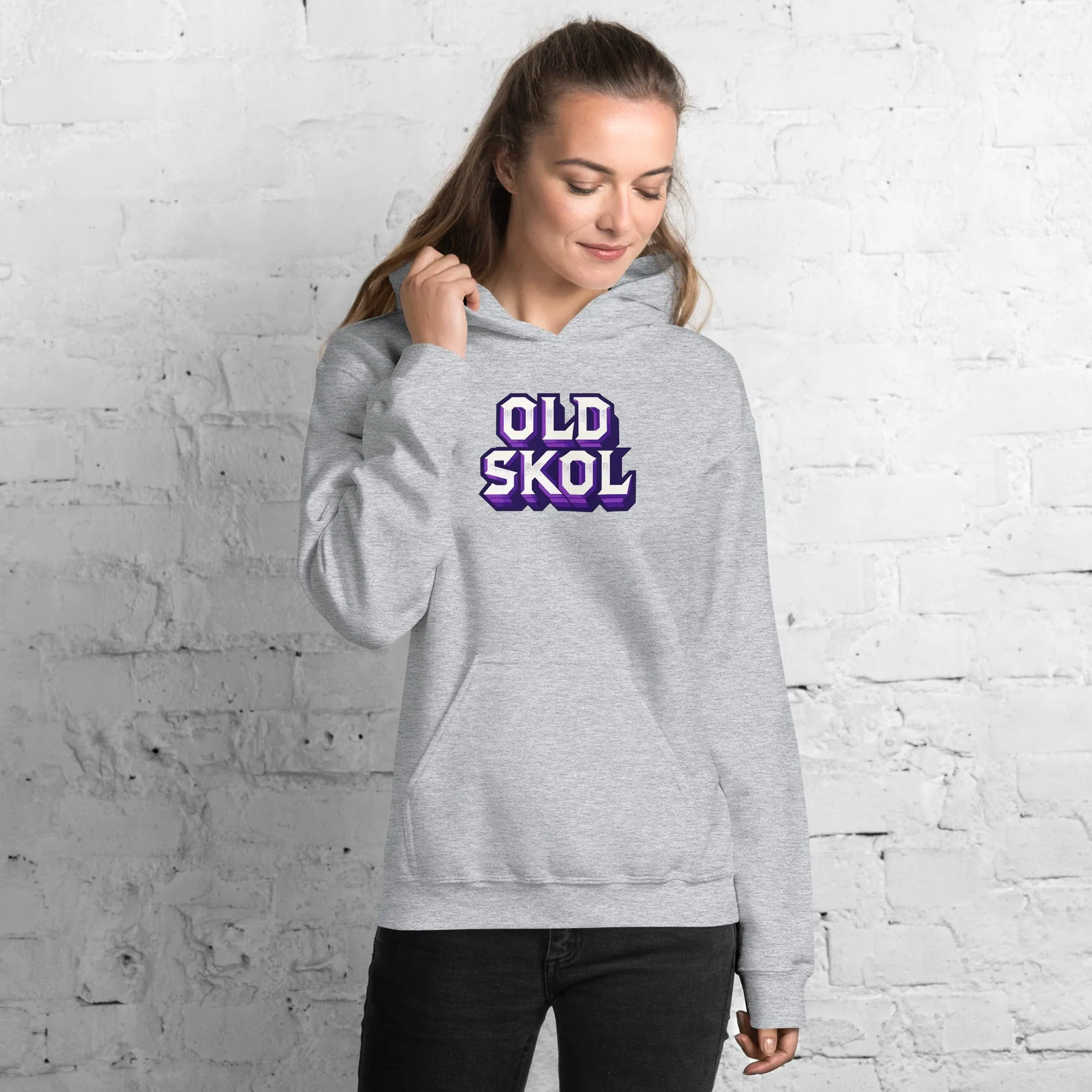 Old Skol Minnesota Vikings Football Fan Men's/Unisex Hoodie