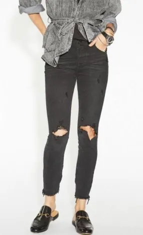 One Teaspoon Black Oak High Waist Freebirds Jeans