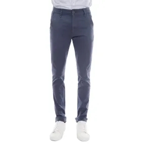 PANTALÓN DE GABARDINA SKINNY CHINO PLUMBAGO PARA HOMBRE