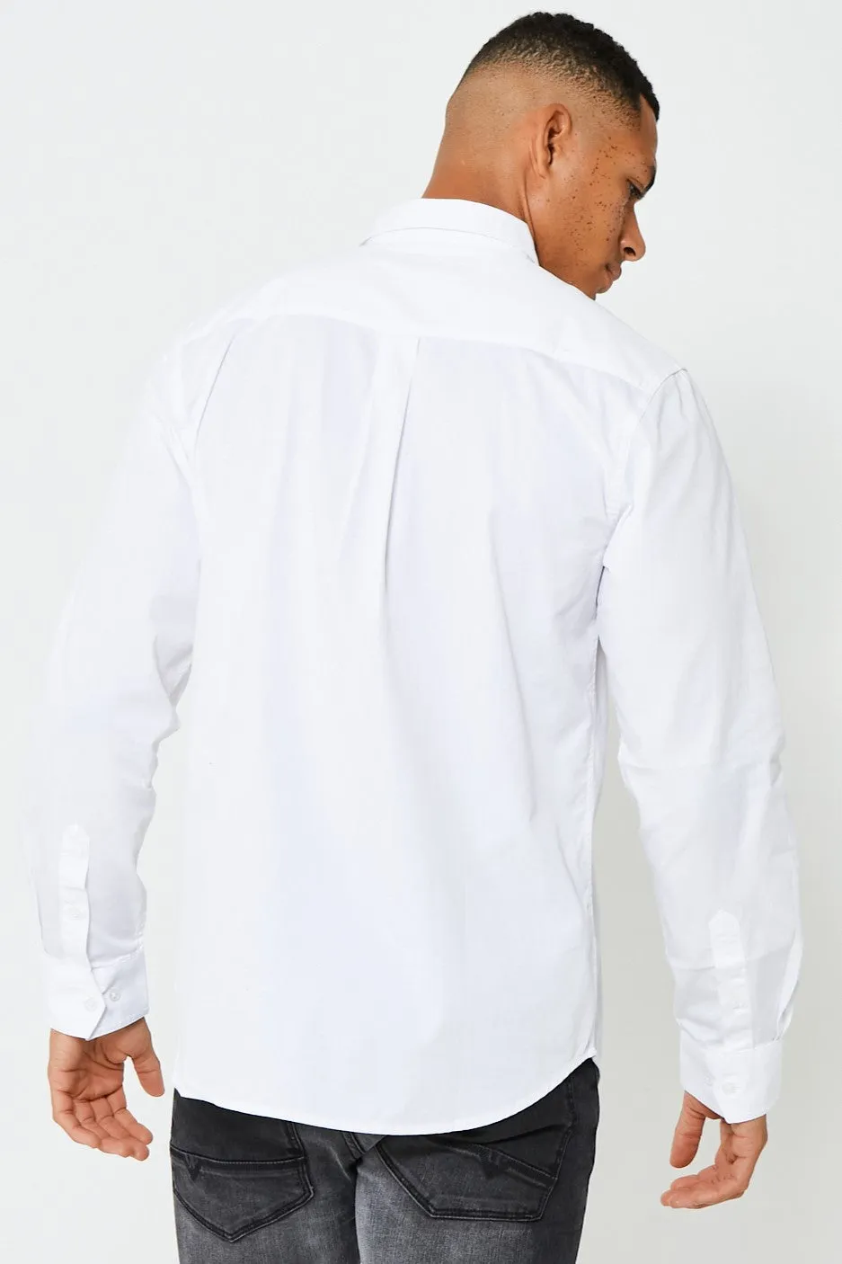 Portland Long Sleeve Shirt - White