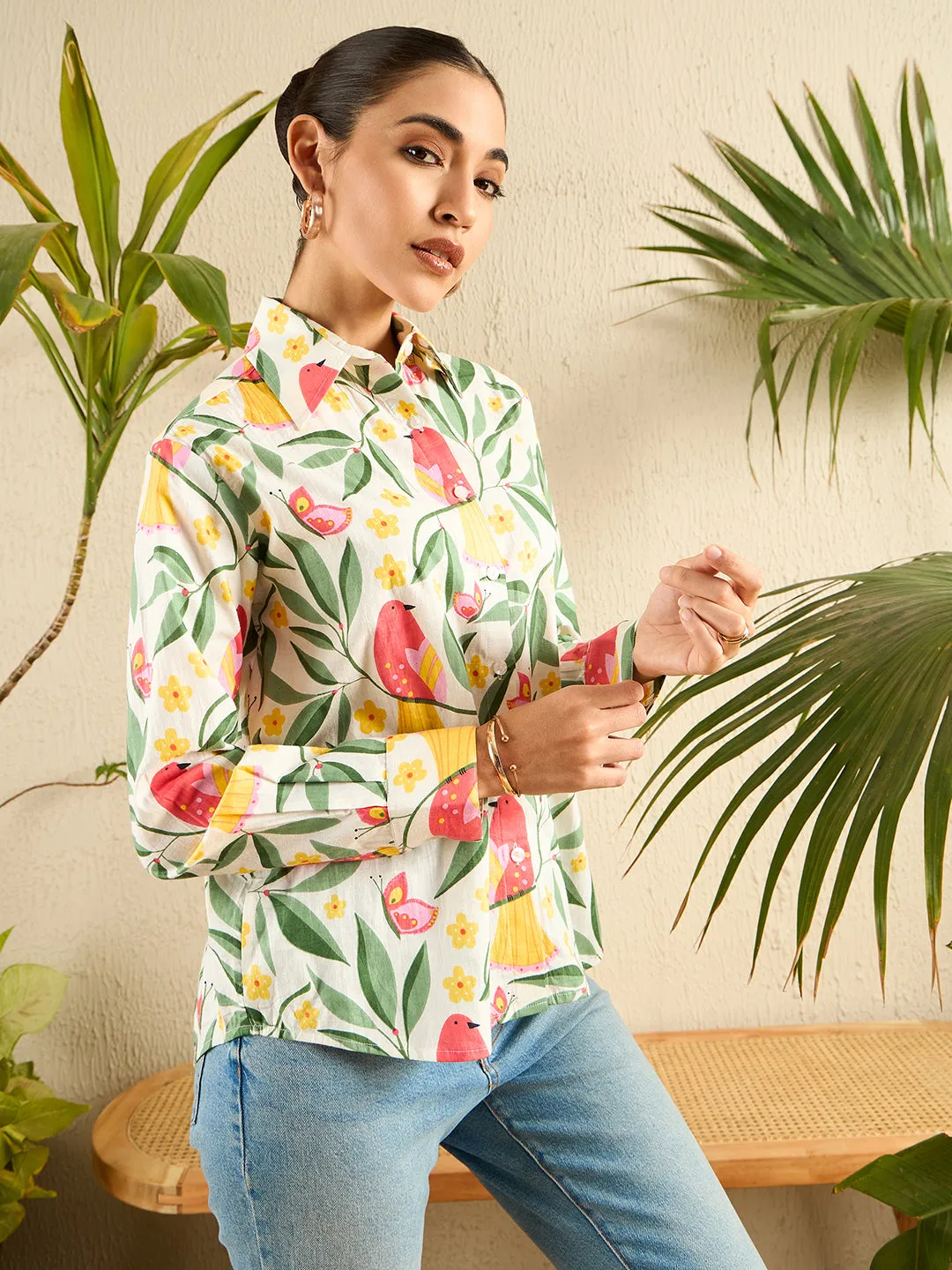 Printed Cotton Shirt