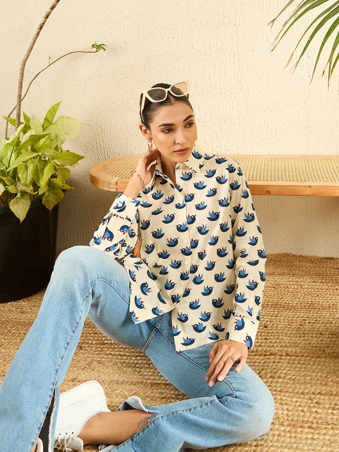 Printed Cotton Shirt