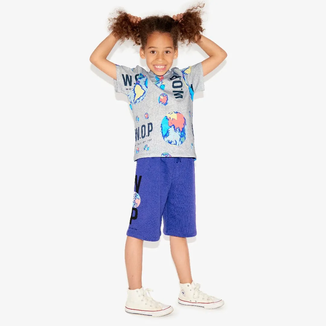 Printed T-shirt for children in organic cotton