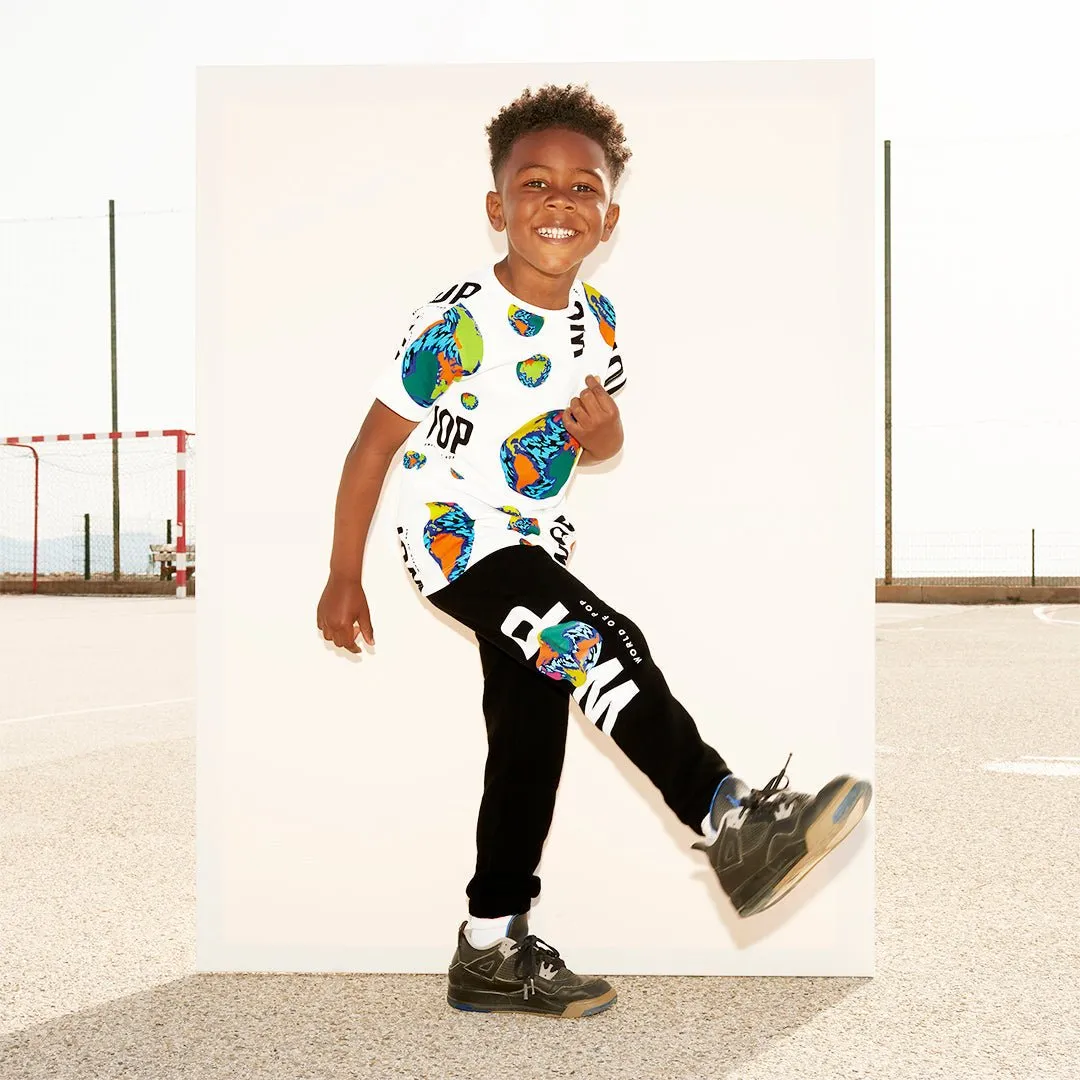 Printed T-shirt for children in organic cotton