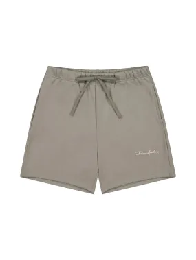 Prior Embroidery Logo Fitted Sweatshorts Cinder