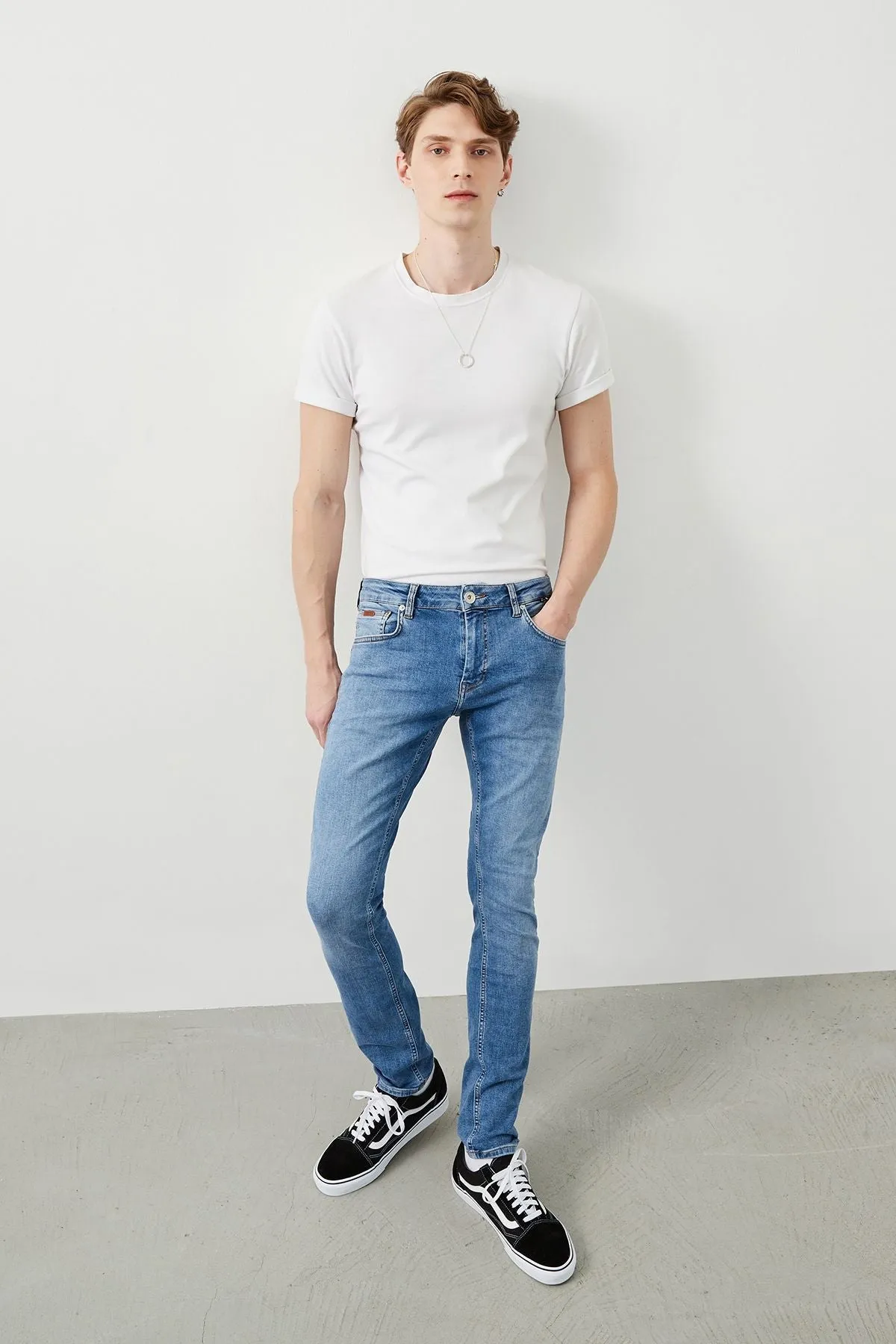 Rem Slim Tapered Fit Light Blue Men's Jean