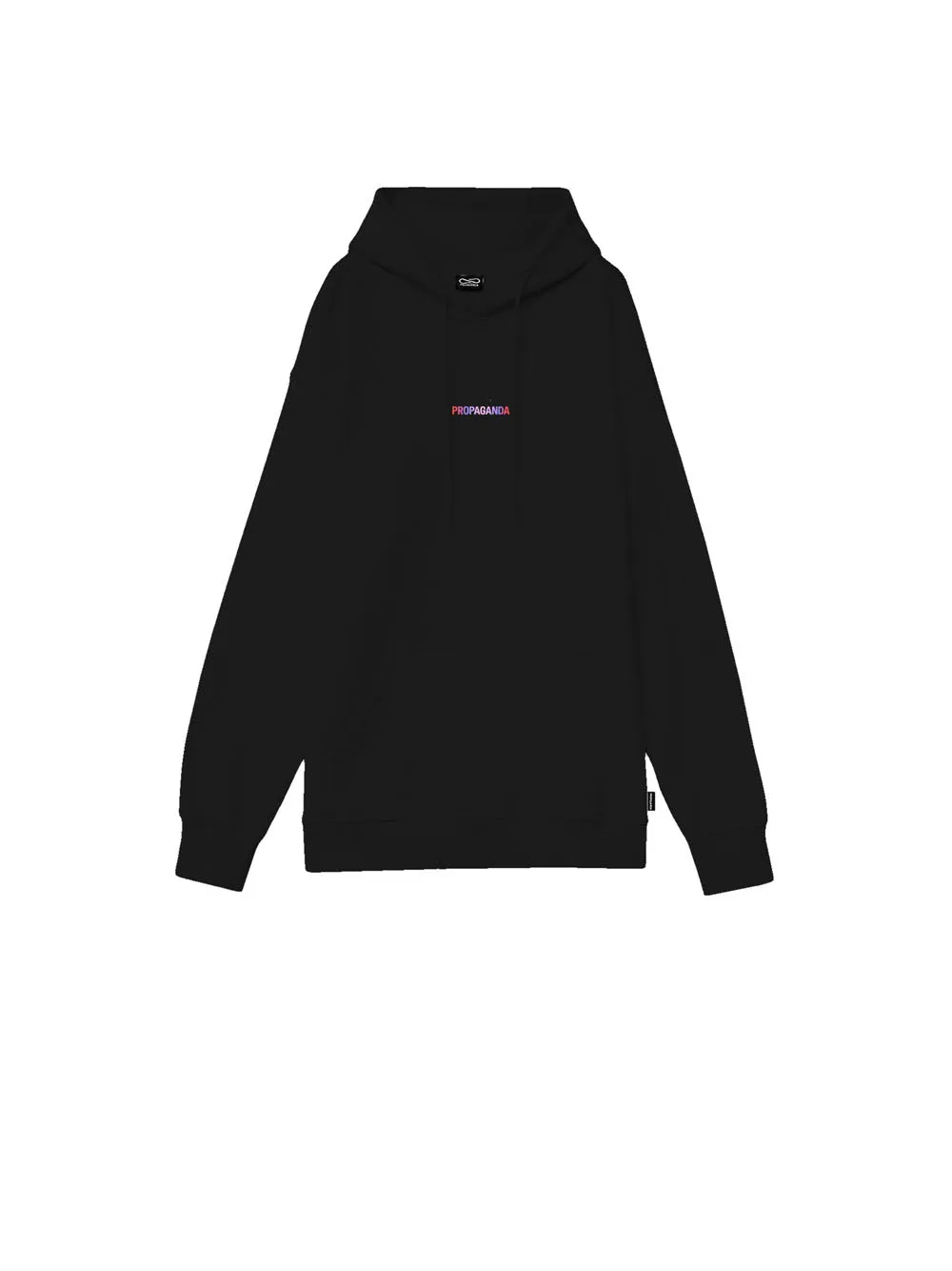 Ribs Gradient Hoodie - Black