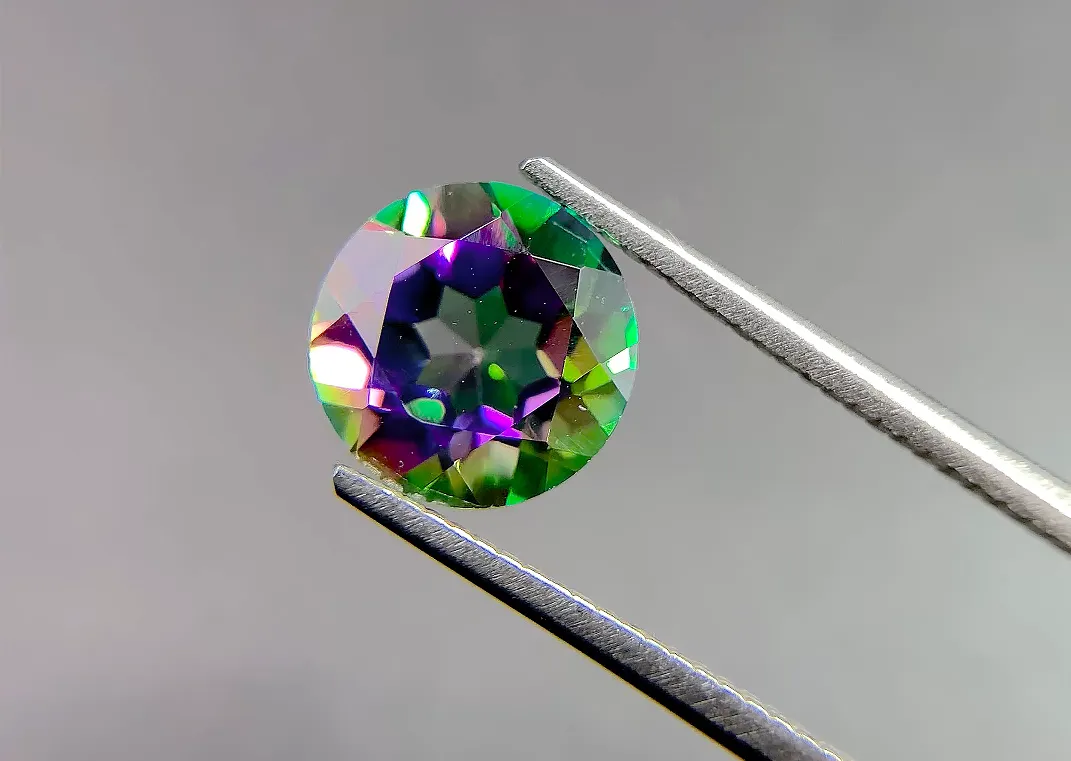 Round Green Mystic Topaz Natural Gemstones