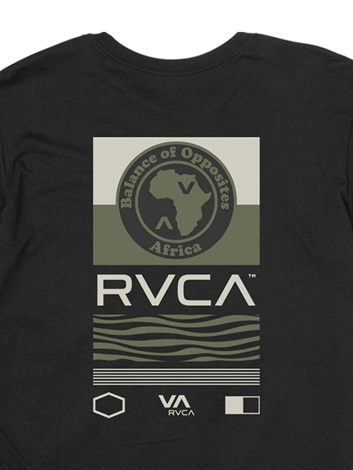 RVCA Men's Africa Stack T-Shirt