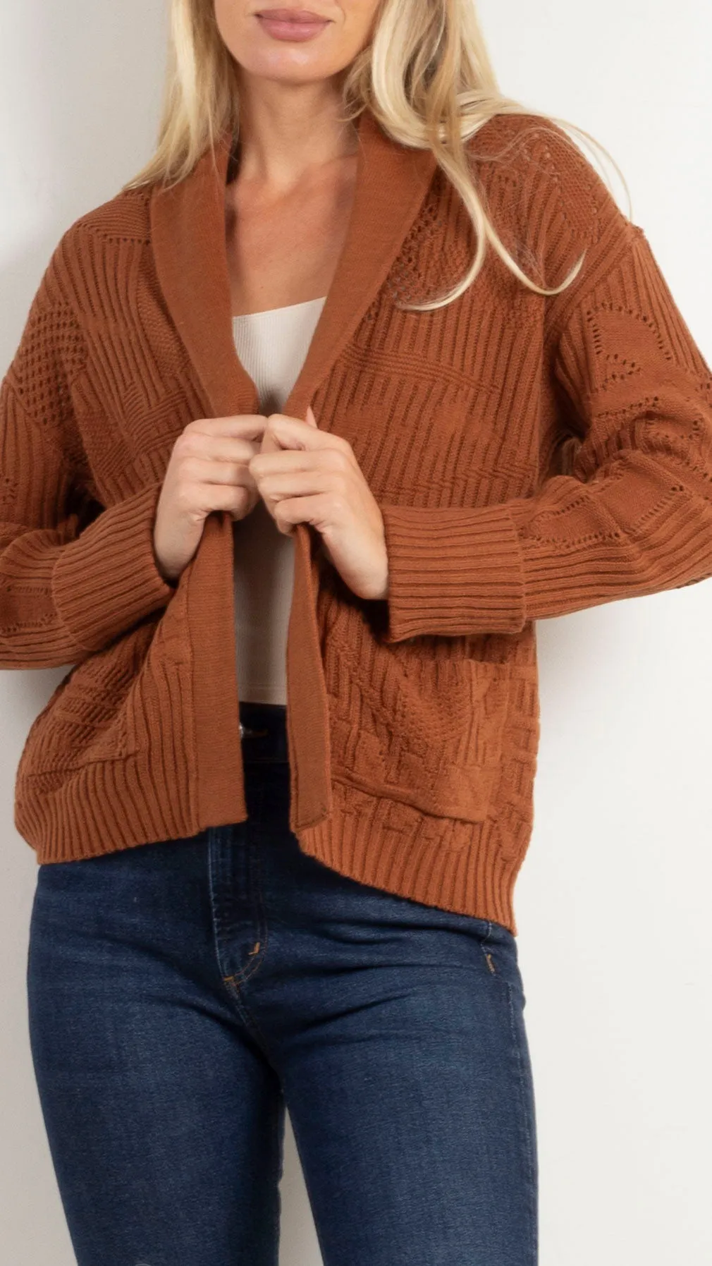 Sahara Cardigan - Umber