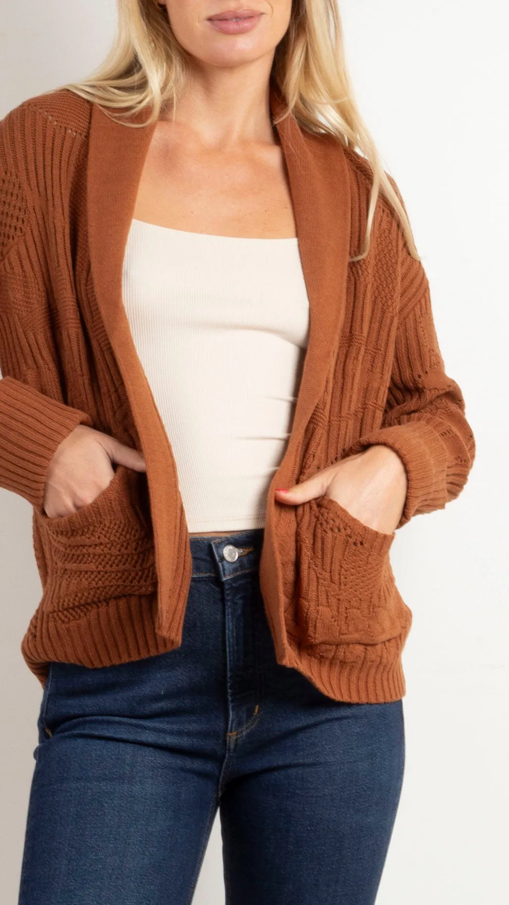 Sahara Cardigan - Umber