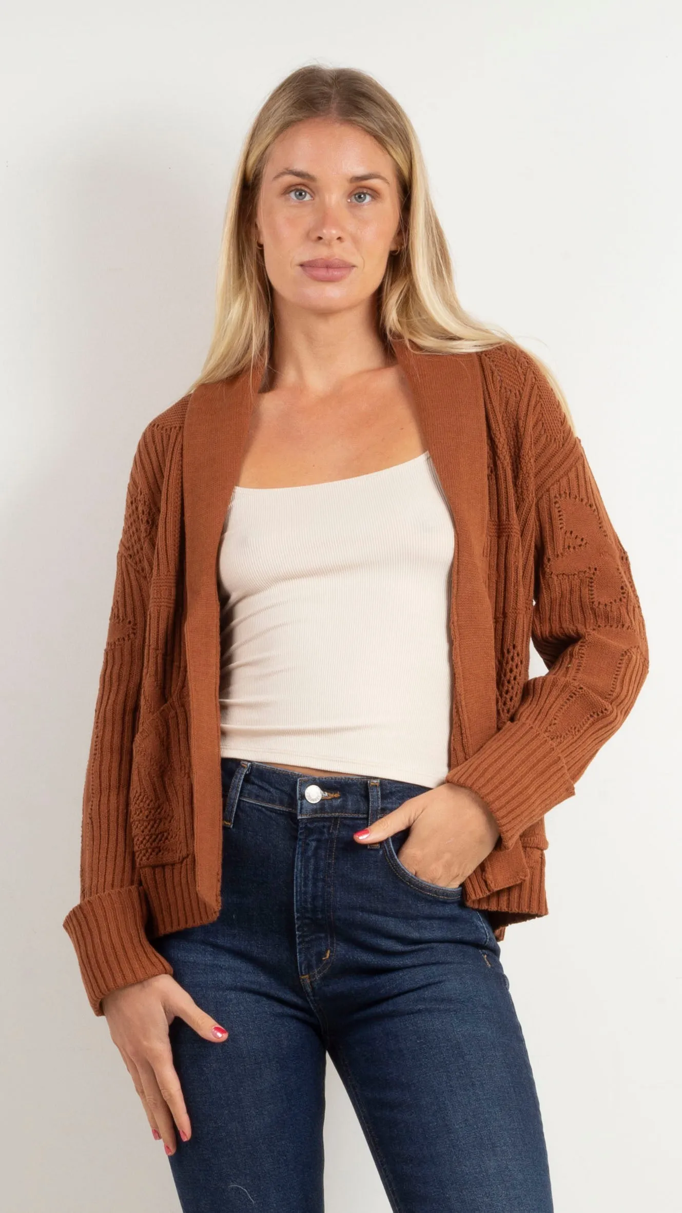 Sahara Cardigan - Umber