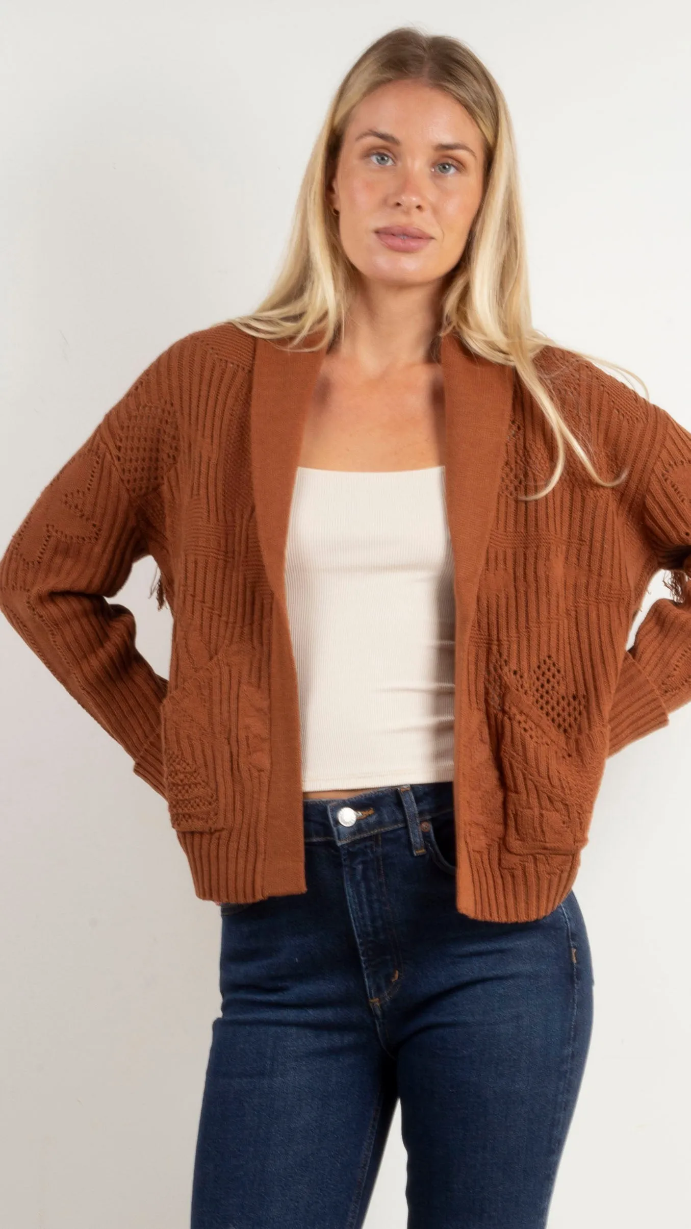 Sahara Cardigan - Umber