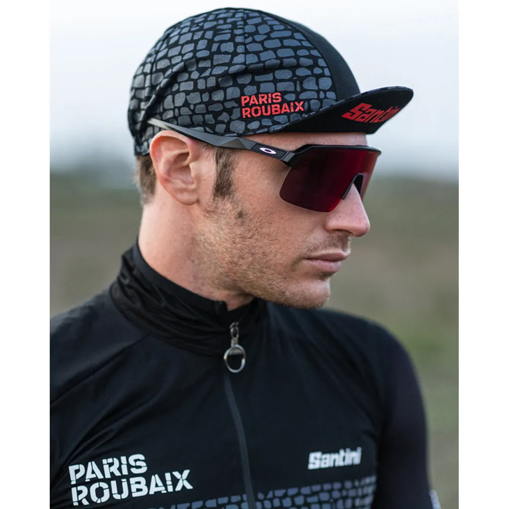 Santini Paris Roubaix Cycling Cap - Print