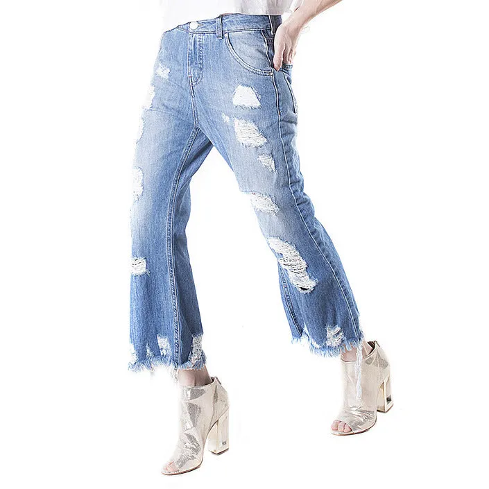 Sexy Woman Jeans Donna