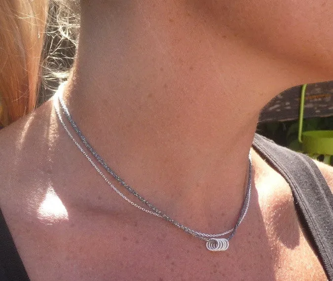 Silver Passerinette Necklace by CLO&LOU