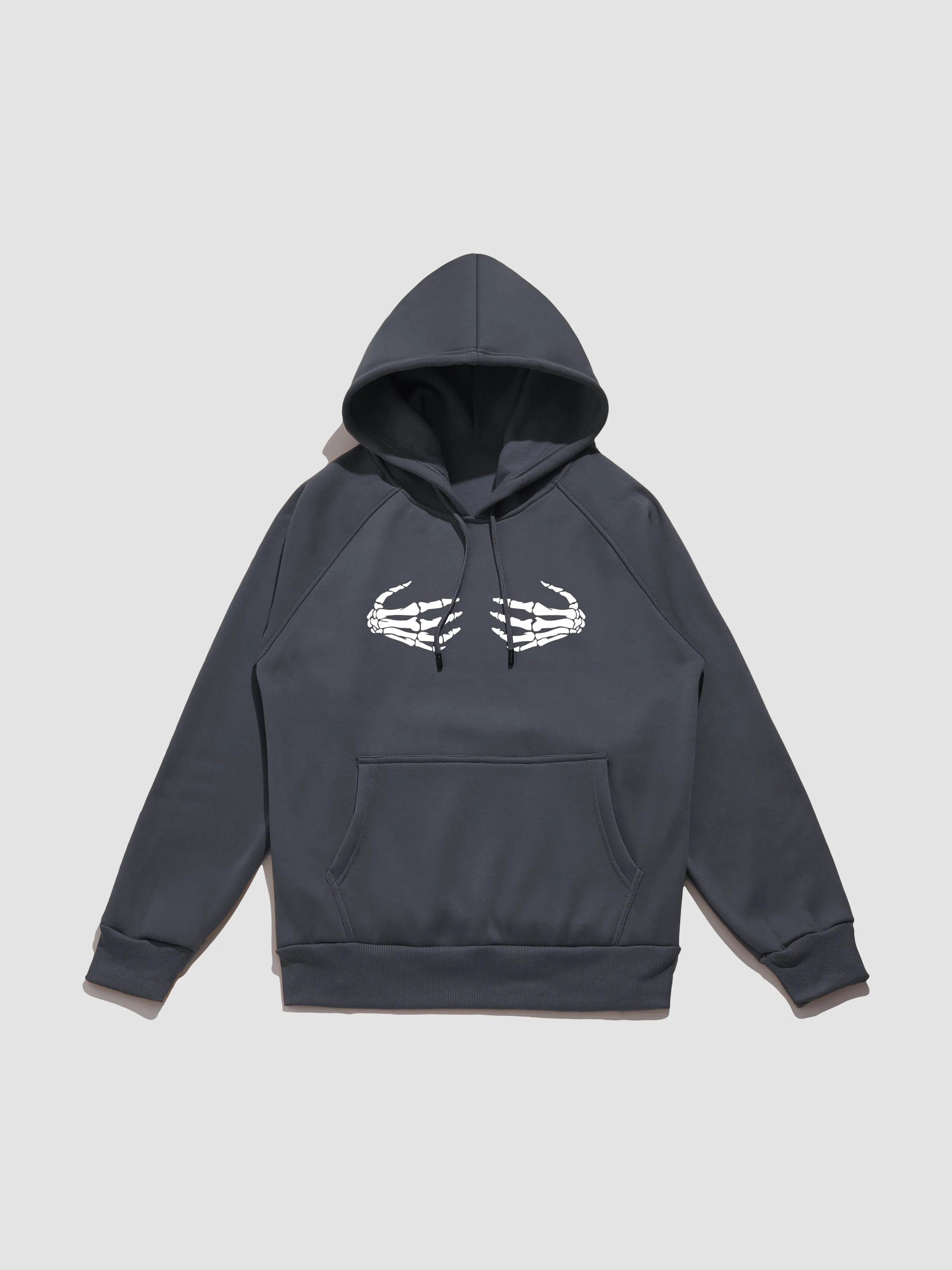 Skeleton Hand Print Hoodie