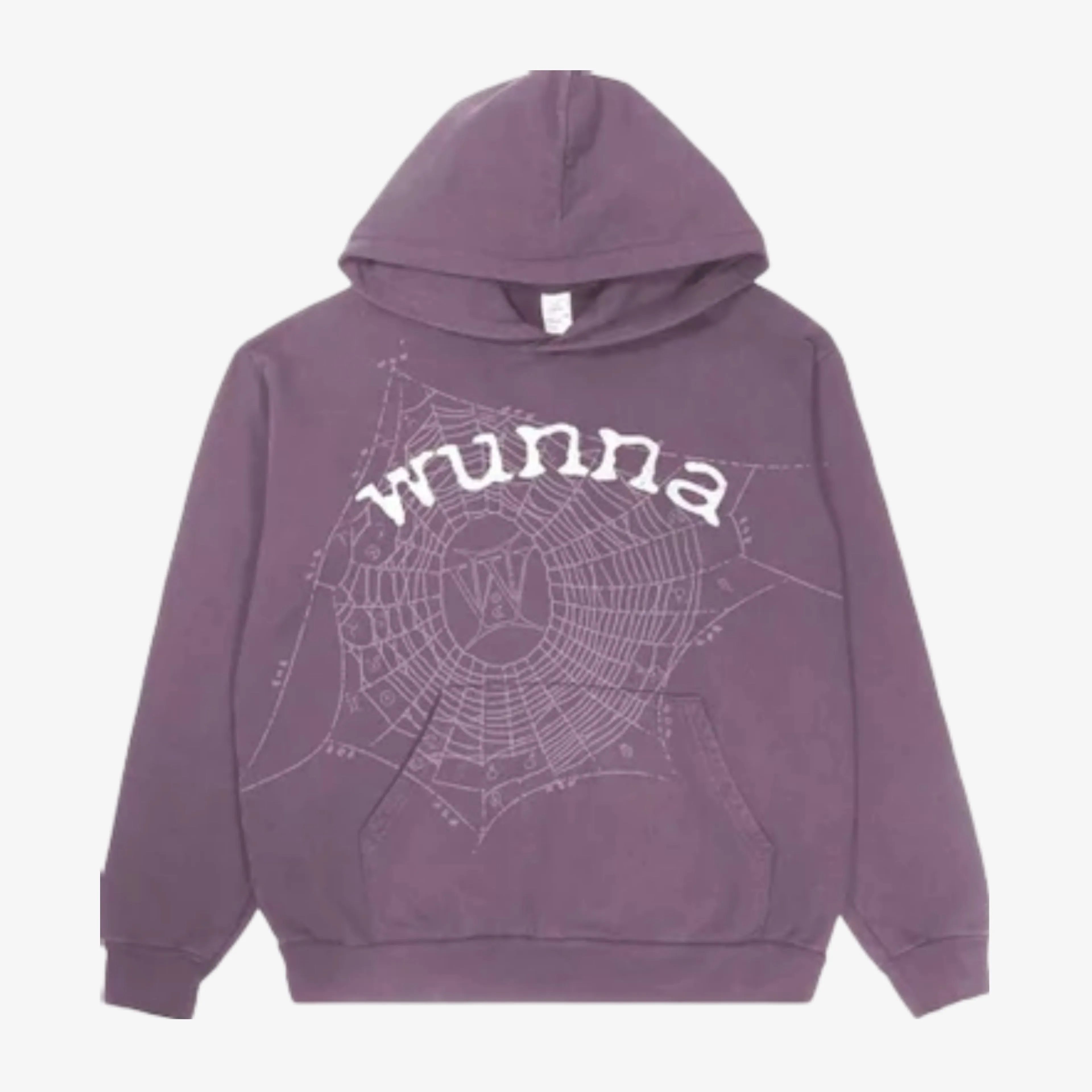 Sp5der 'Wunna' Pullover Hoodie Purple SS20