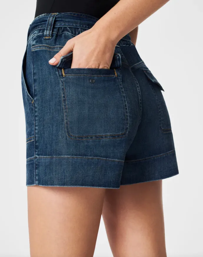 SPANX Tie-Waist Jean Short