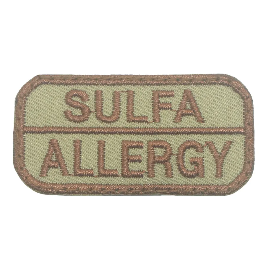 SULFA ALLERGY PATCH - KHAKI