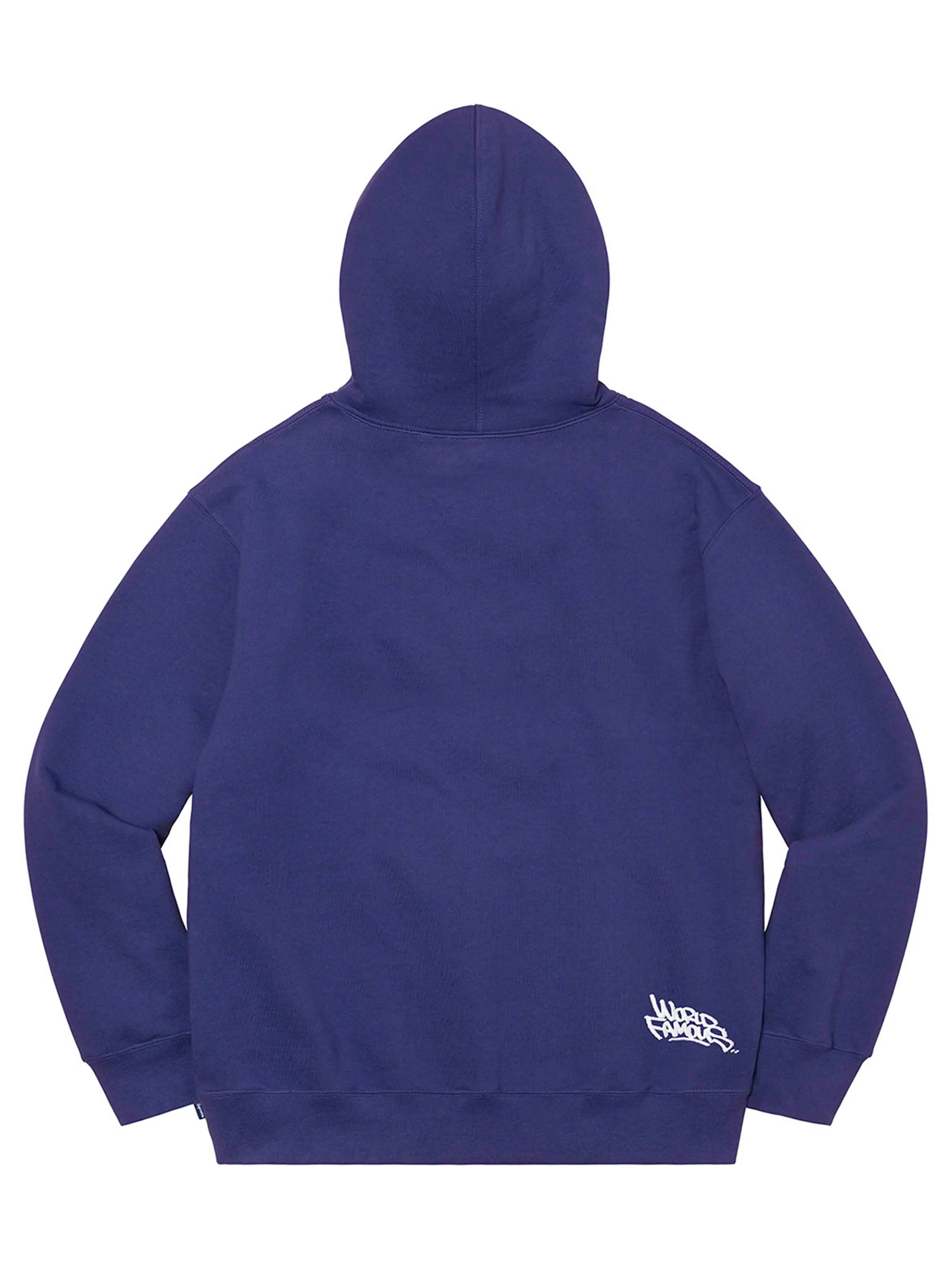 Supreme Handstyle Hooded Sweatshirt Washed Navy [SS21]