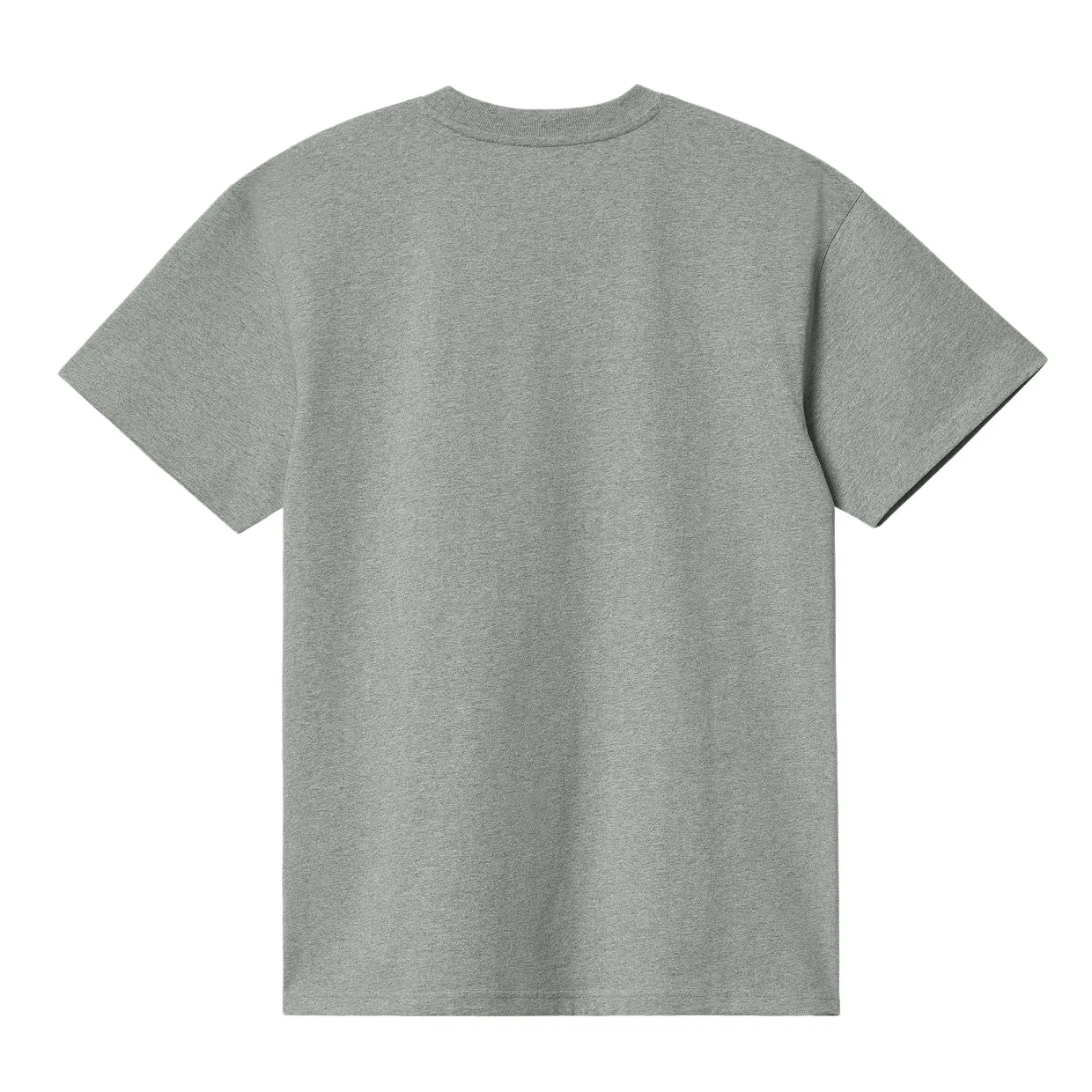 T-shirt Uomo Carhartt WIP S/S American Script Grigio