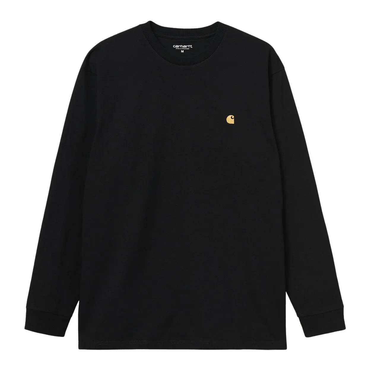 T-shirt Uomo Maniche Lunghe Carhartt WIP L/S Chase Nero