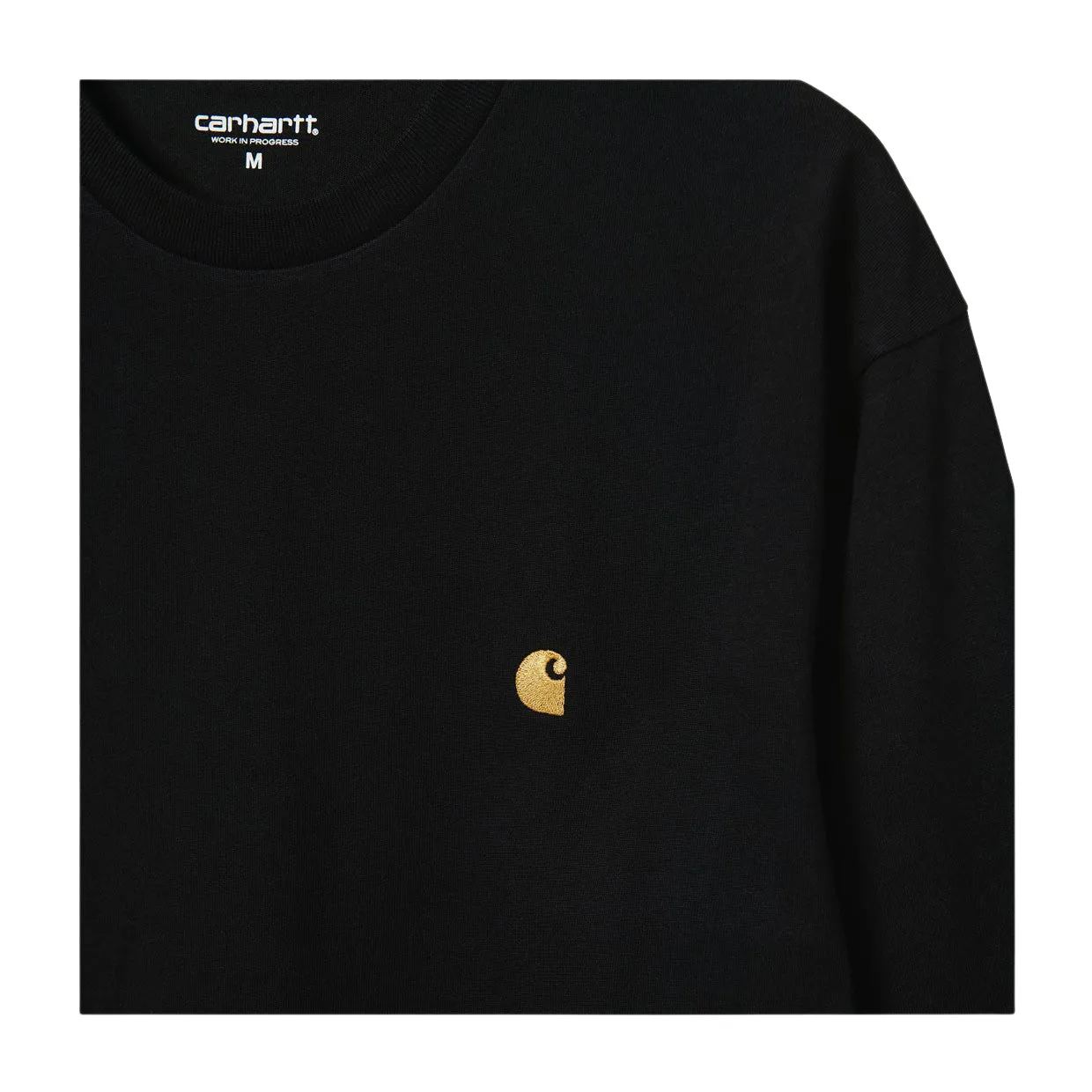 T-shirt Uomo Maniche Lunghe Carhartt WIP L/S Chase Nero