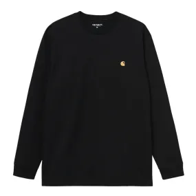 T-shirt Uomo Maniche Lunghe Carhartt WIP L/S Chase Nero