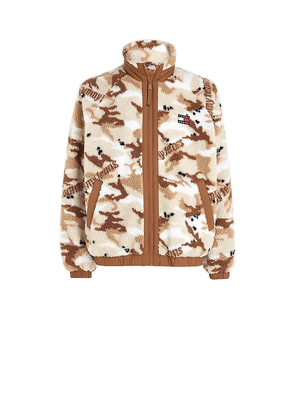 TMJ AOP Sherpa Jacket - Woodland Camo Aop Beige