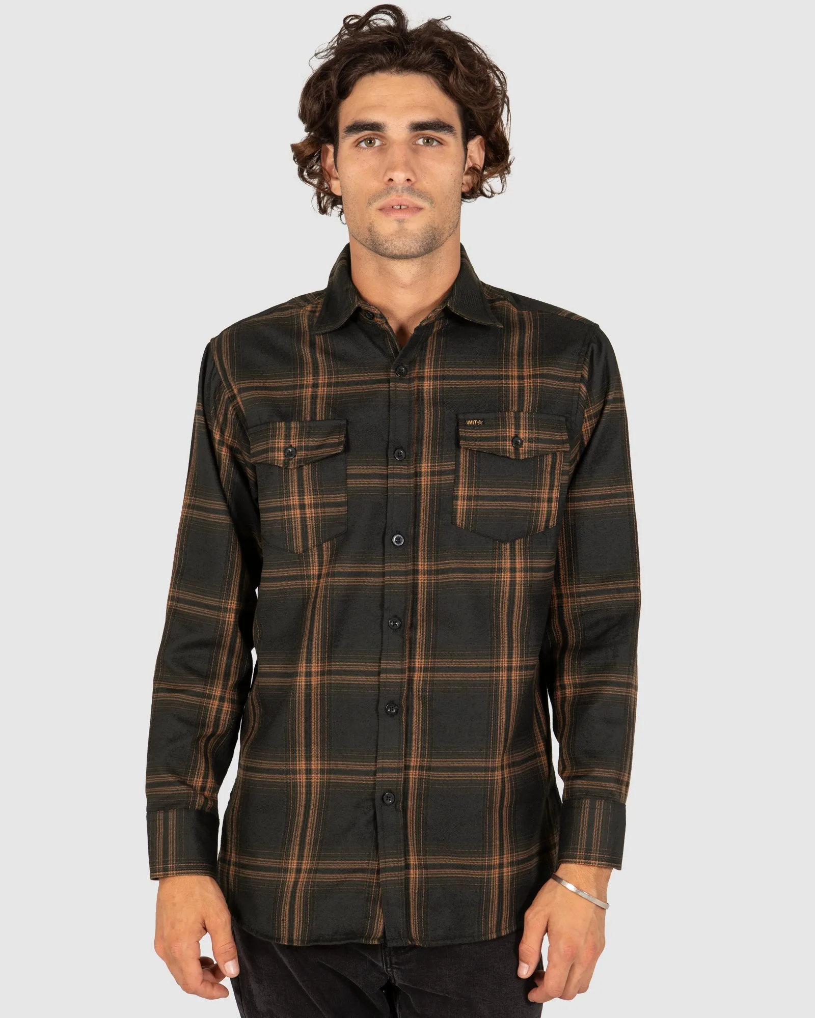 UNIT Mens Newtown Flannel Shirt