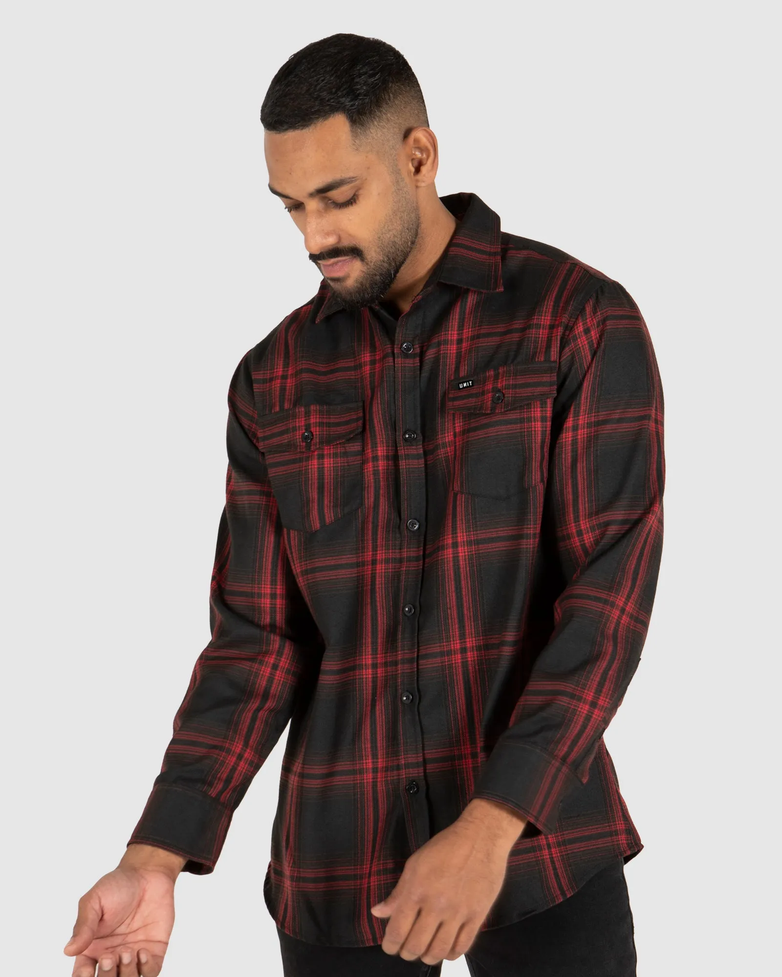 UNIT Mens Newtown Flannel Shirt