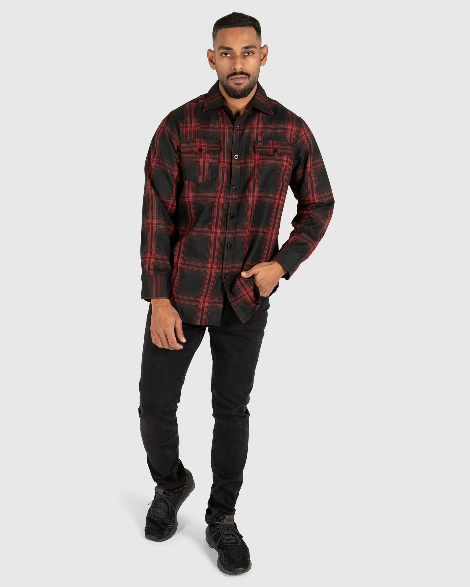 UNIT Mens Newtown Flannel Shirt