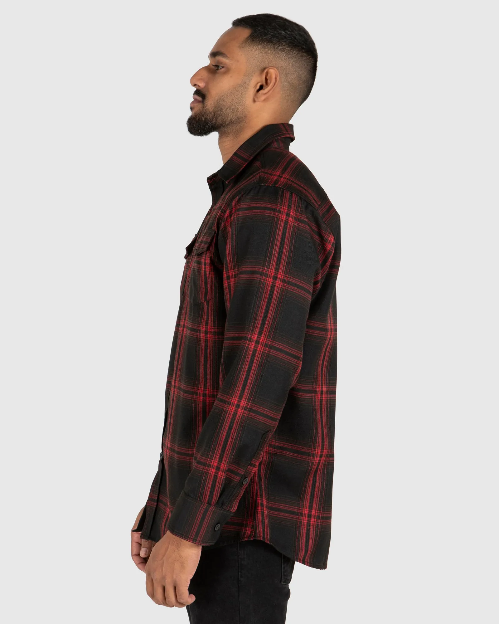 UNIT Mens Newtown Flannel Shirt