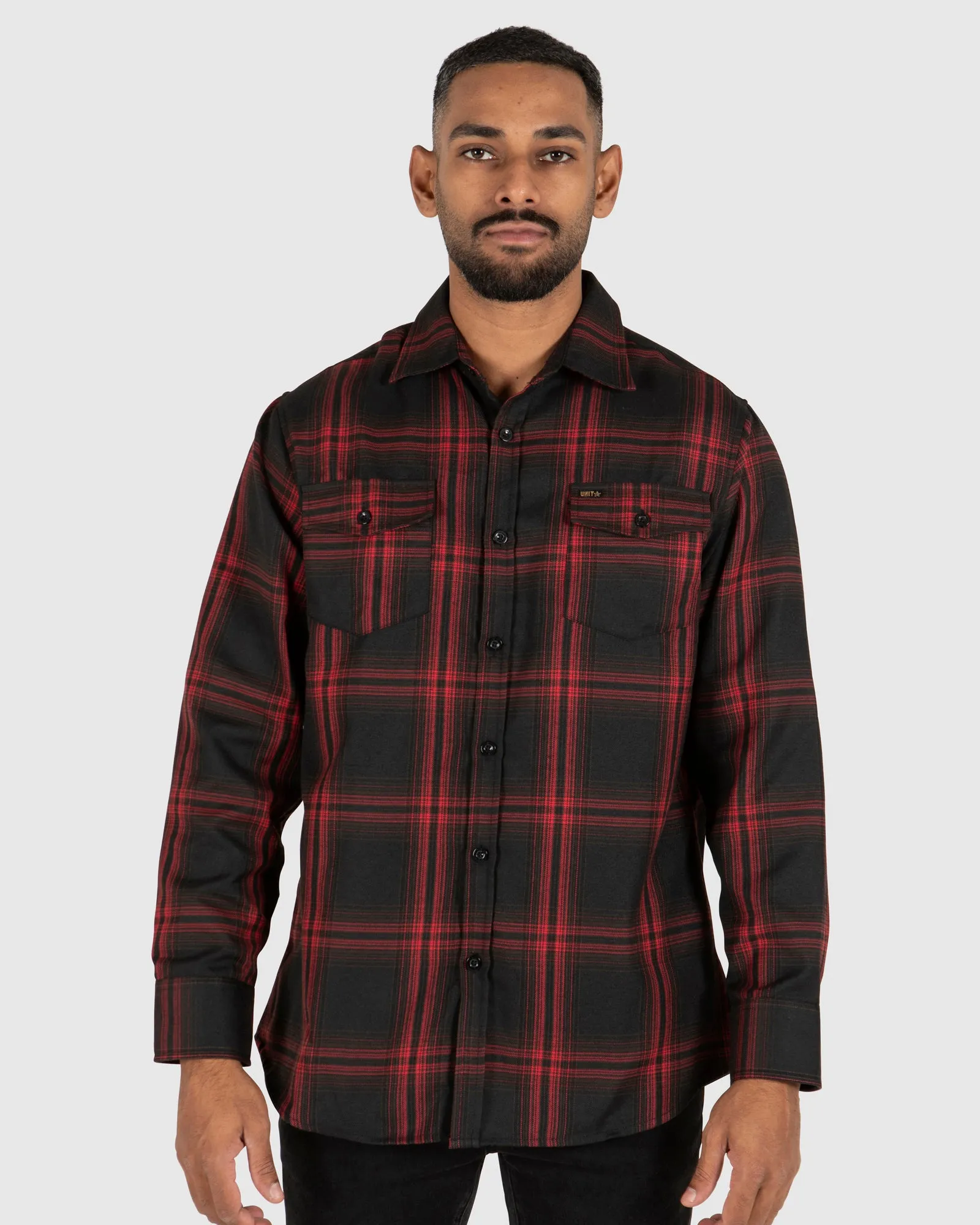 UNIT Mens Newtown Flannel Shirt