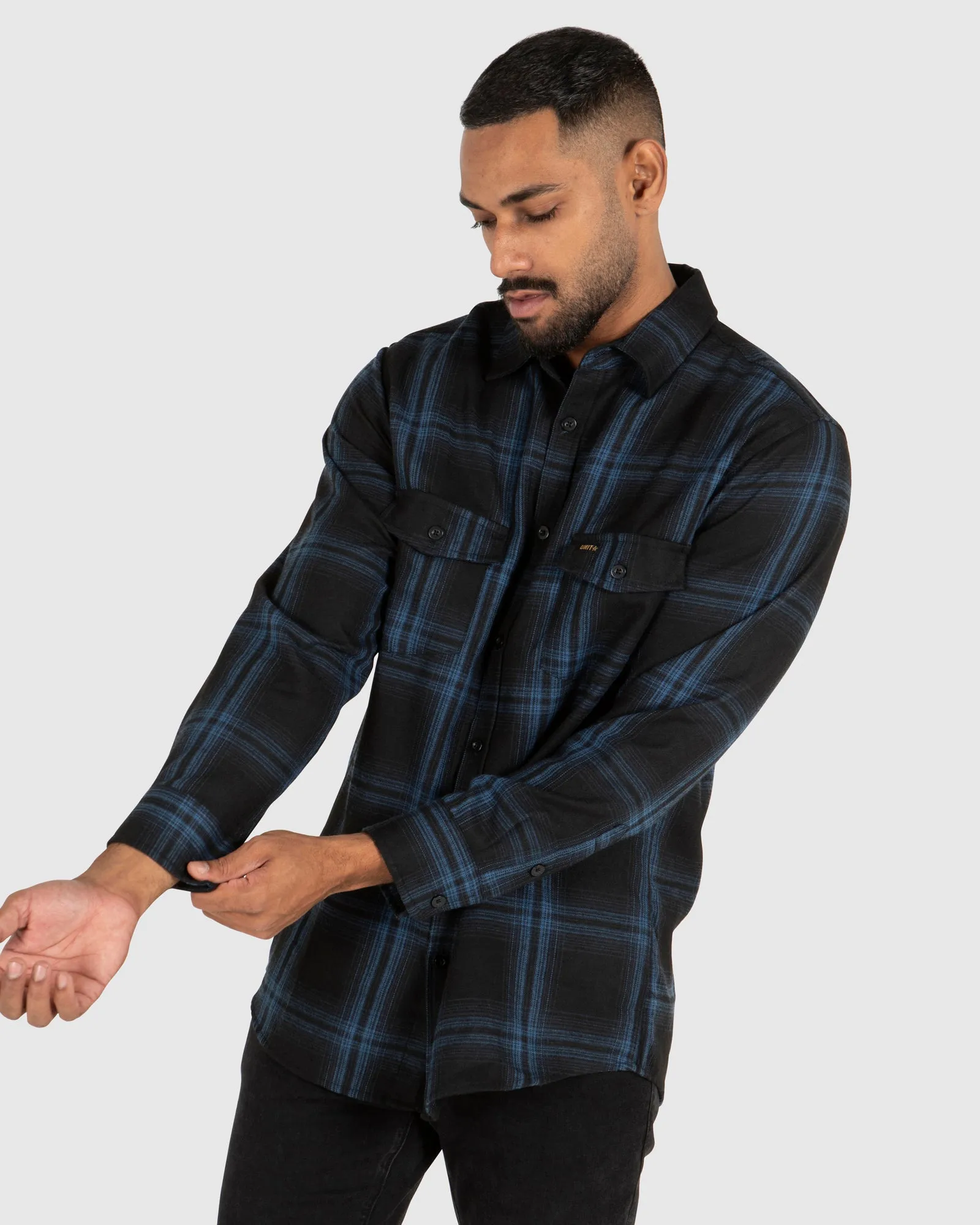 UNIT Mens Newtown Flannel Shirt