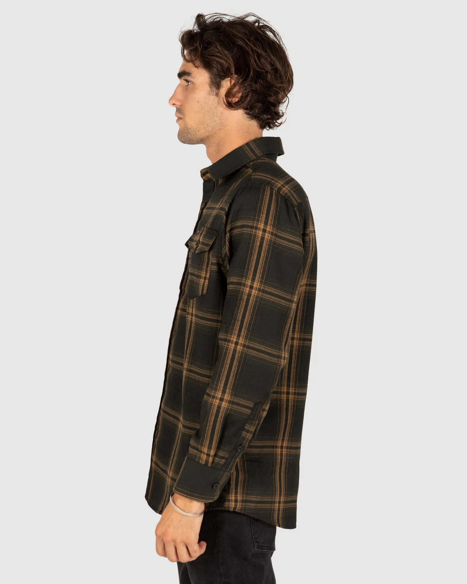 UNIT Mens Newtown Flannel Shirt