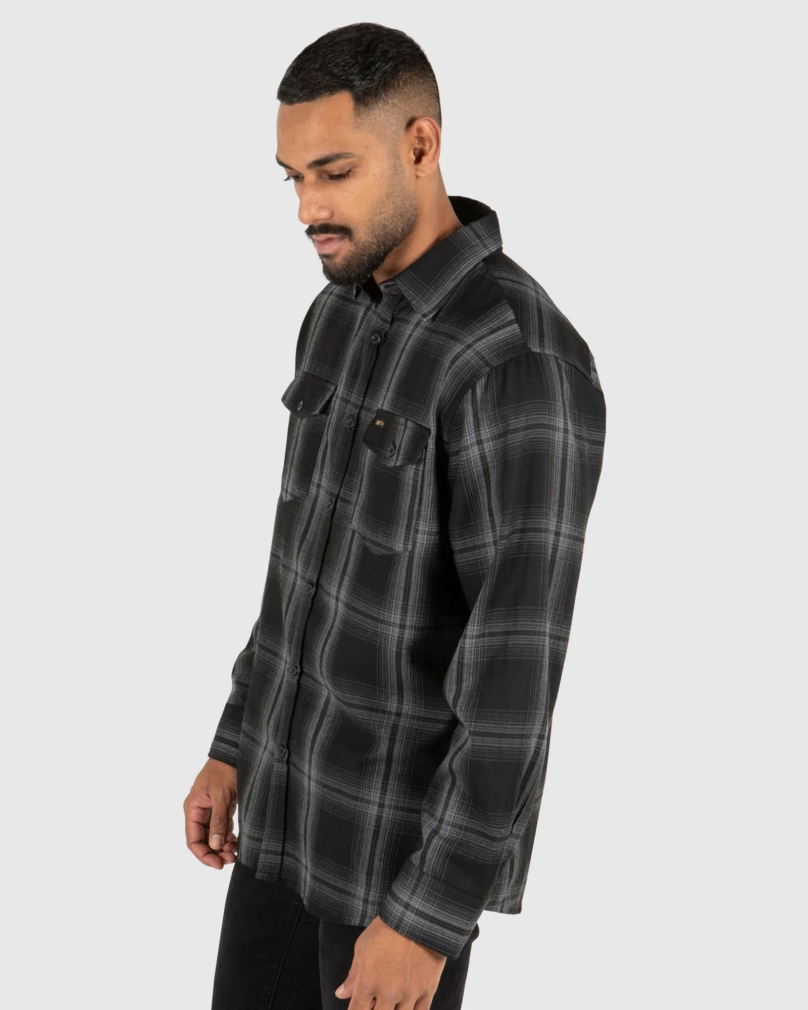 UNIT Mens Newtown Flannel Shirt