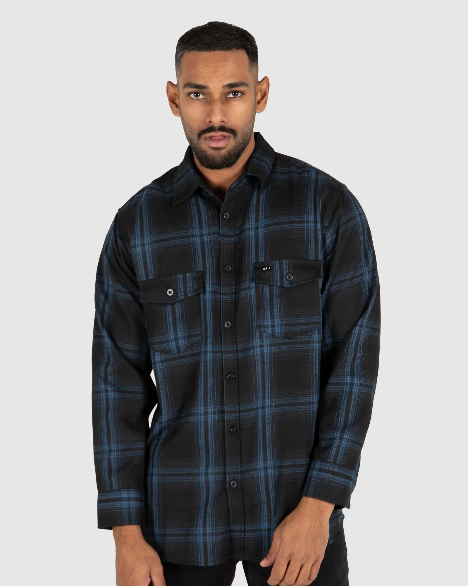 UNIT Mens Newtown Flannel Shirt