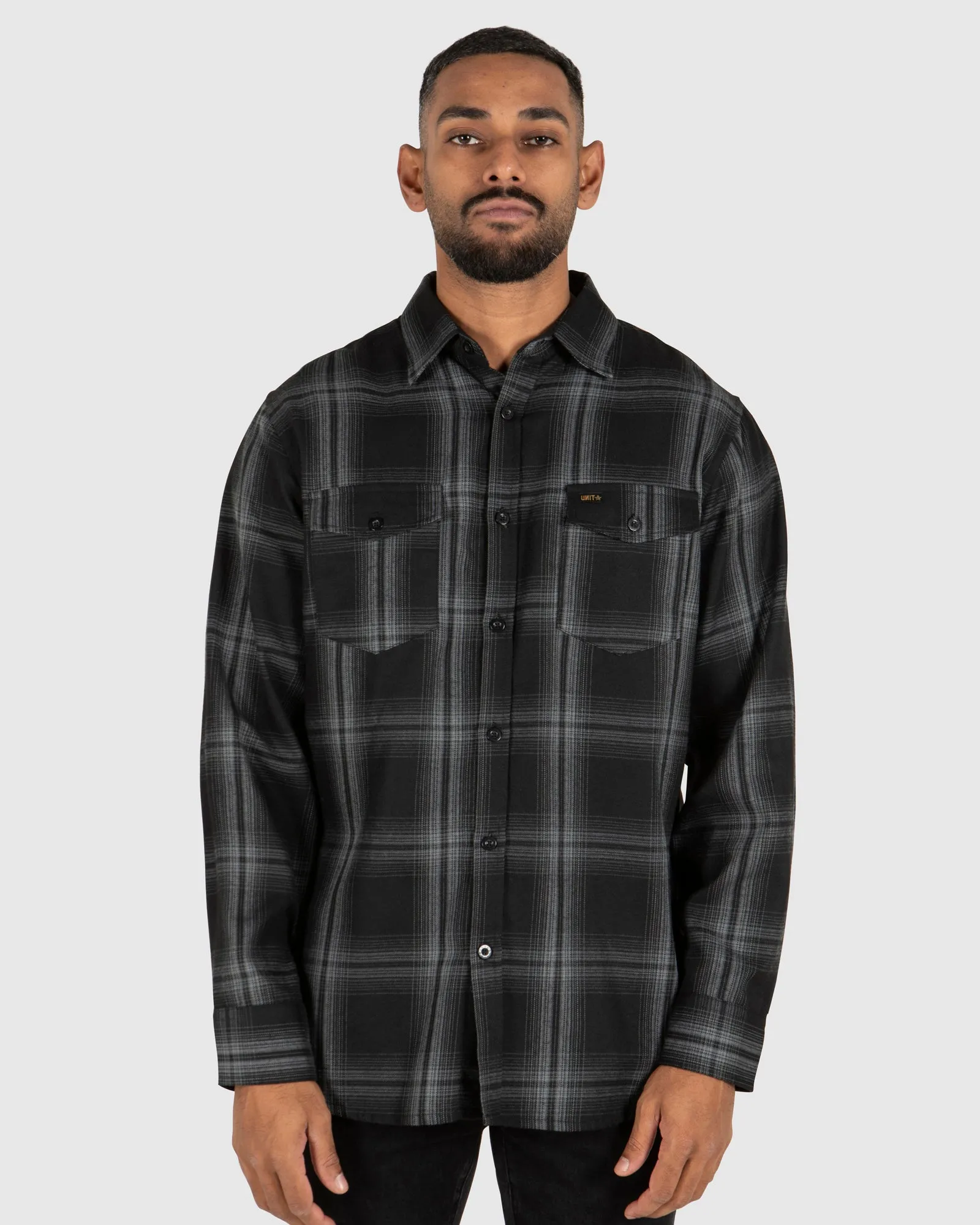 UNIT Mens Newtown Flannel Shirt