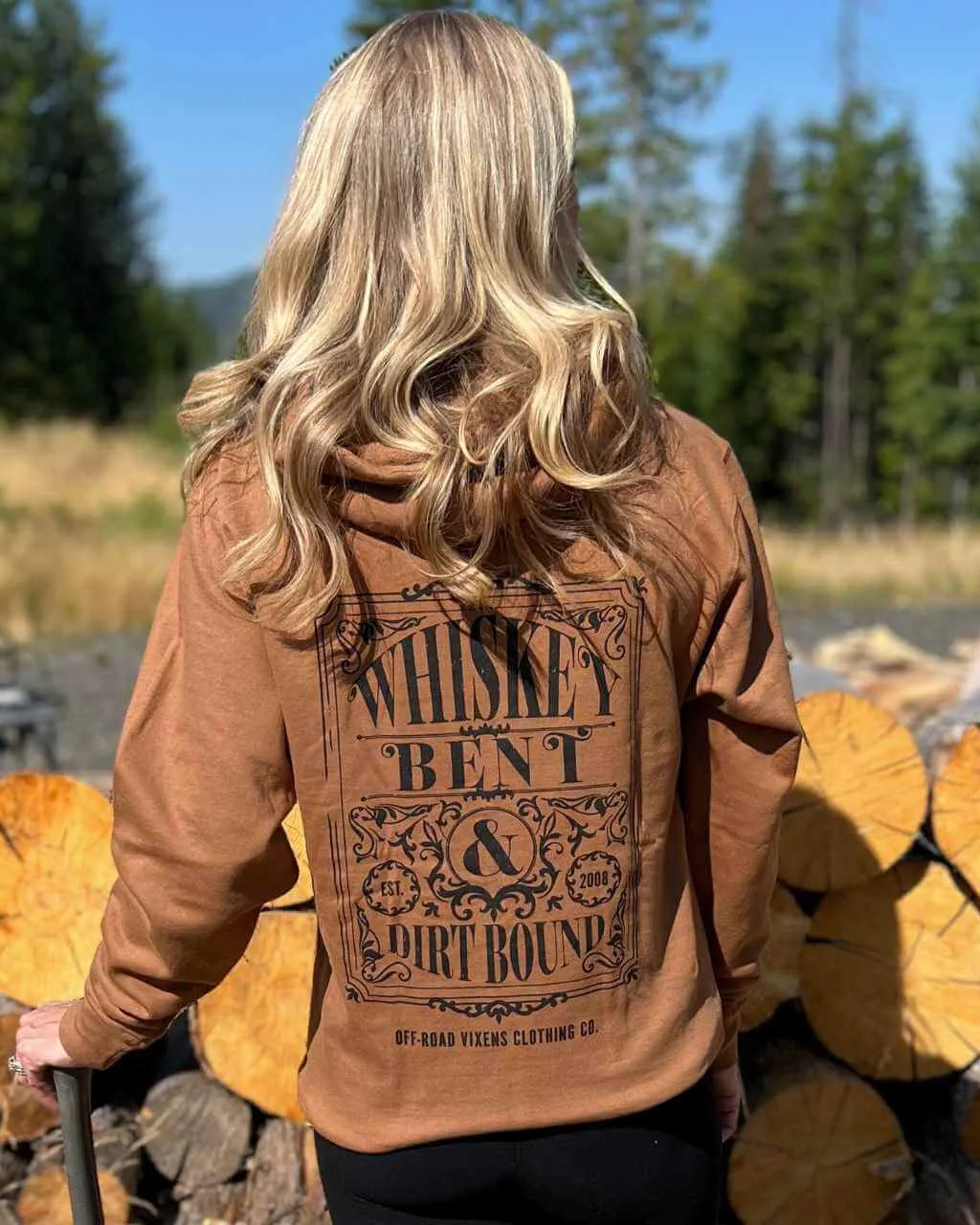 Whiskey Bent & Dirt Bound Unisex Pullover Hoodie