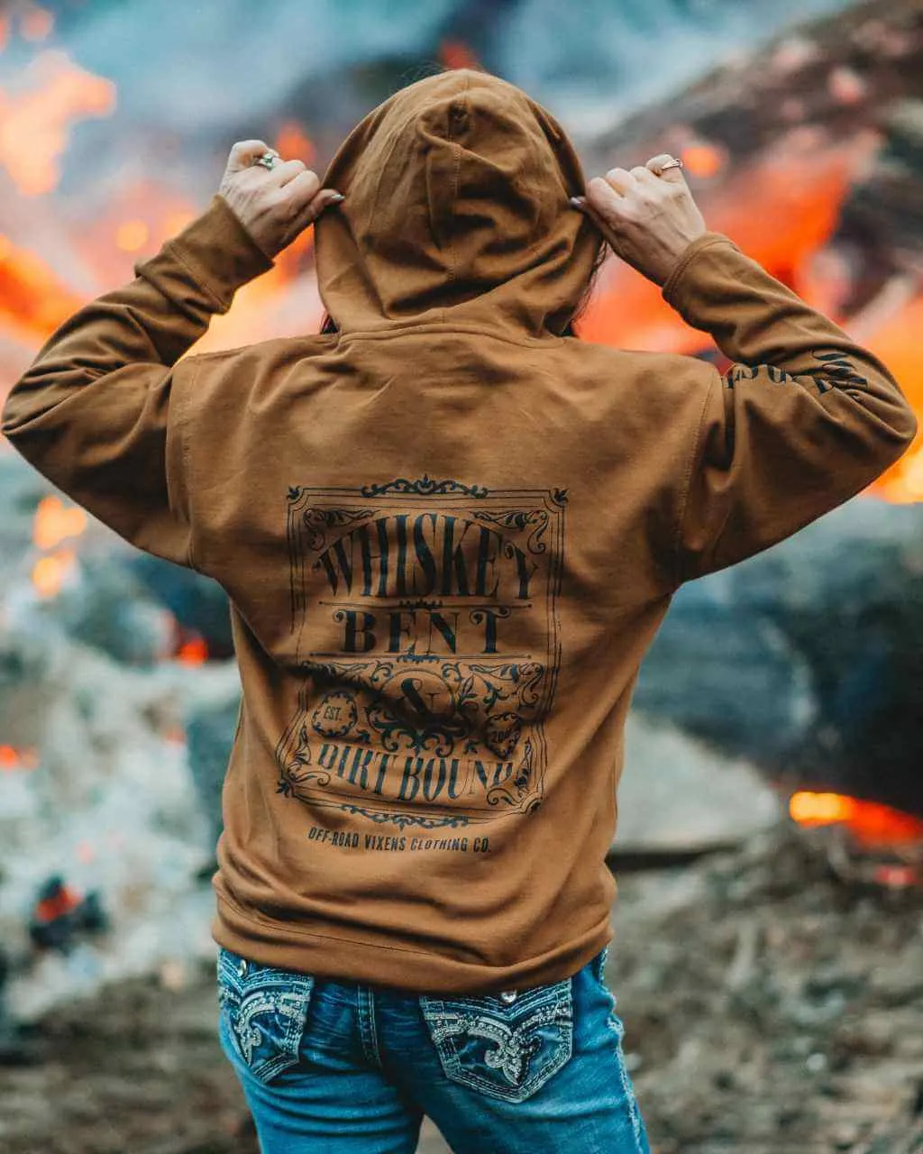 Whiskey Bent & Dirt Bound Unisex Pullover Hoodie