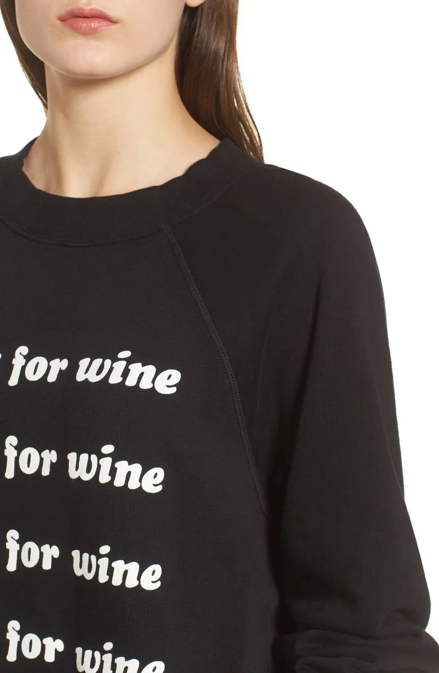 Wildfox Wino Sommers Sweater Black