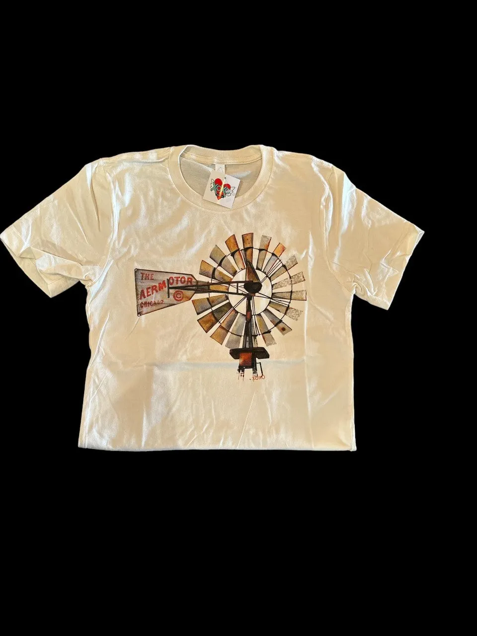 Women's XOXO Art Graphic Tee-Windmill