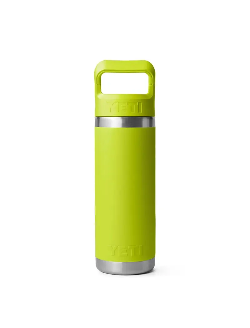 YETI Rambler 18oz Bottle w/ Straw Cap Chartreuse